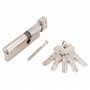 Цилиндровый механизм Стандарт F-02 90(30Bх10х50) CP 5кл хром перф. ключ/верт.