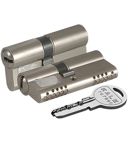 Цилиндровый механизм Kale kilit (Кале килит) 164 OBS SNE/80 (30+10+40) mm никель 5 кл.