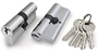 Цилиндровый механизм Fuaro (Фуаро) 100 ZA 80 mm (35+10+35) CP хром 5 кл.