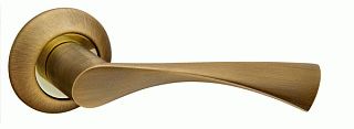Ручка раздельная FUARO CLASSIC AR AB/GP-7 бронза/золото, квадрат 8x130 мм