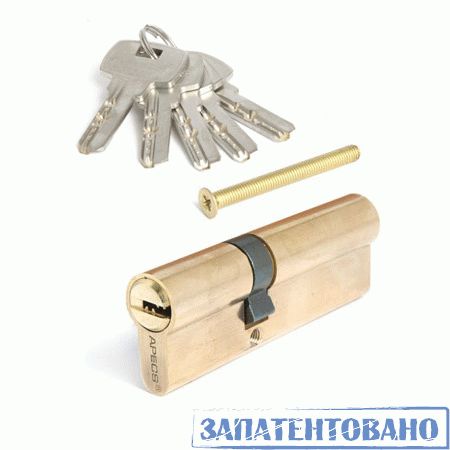 Цилиндровый механизм Апекс SM-90(35х55)-G перф.латунь