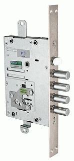 Замок врезной MOTTURA сувальдный 52.J535M My Key D (правый), уст.ключ, кл. 60 мм