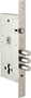 Корпус Kale kilit (Кале килит) замка врезного цилиндрового 252/R w/b (никель) (БЕЗ СТЯЖЕК) ТЕХ. КОМПЛЕКТАЦИЯ