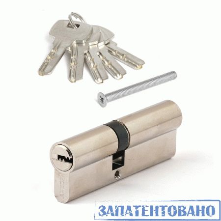 Цилиндровый механизм Апекс SC-M-90(50/40)-Z-Ni перф. кл/кл никель