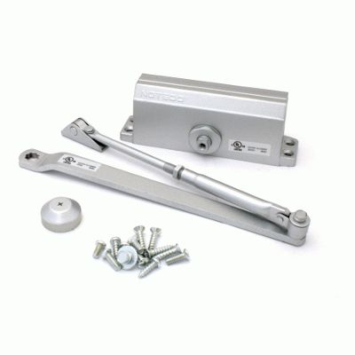 Доводчик дверной NOTEDO DC-100 КЛАССИКА SILVER до 100кг сереб. (10)