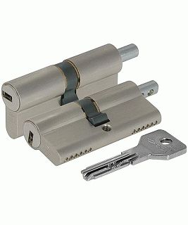 Цилиндровый механизм под вертушку Cisa ASIX OE302-29.00 (90 мм/40+10+40), ЛАТУНЬ