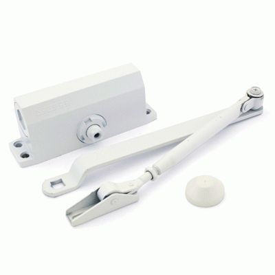 Доводчик дверной NOTEDO DC-040 WHITE до 40 кг белый (10)